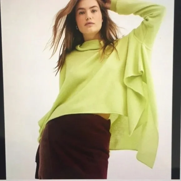 Free People Crush on You Cashmere Turtleneck Sweater XS - Picture 1 of 9